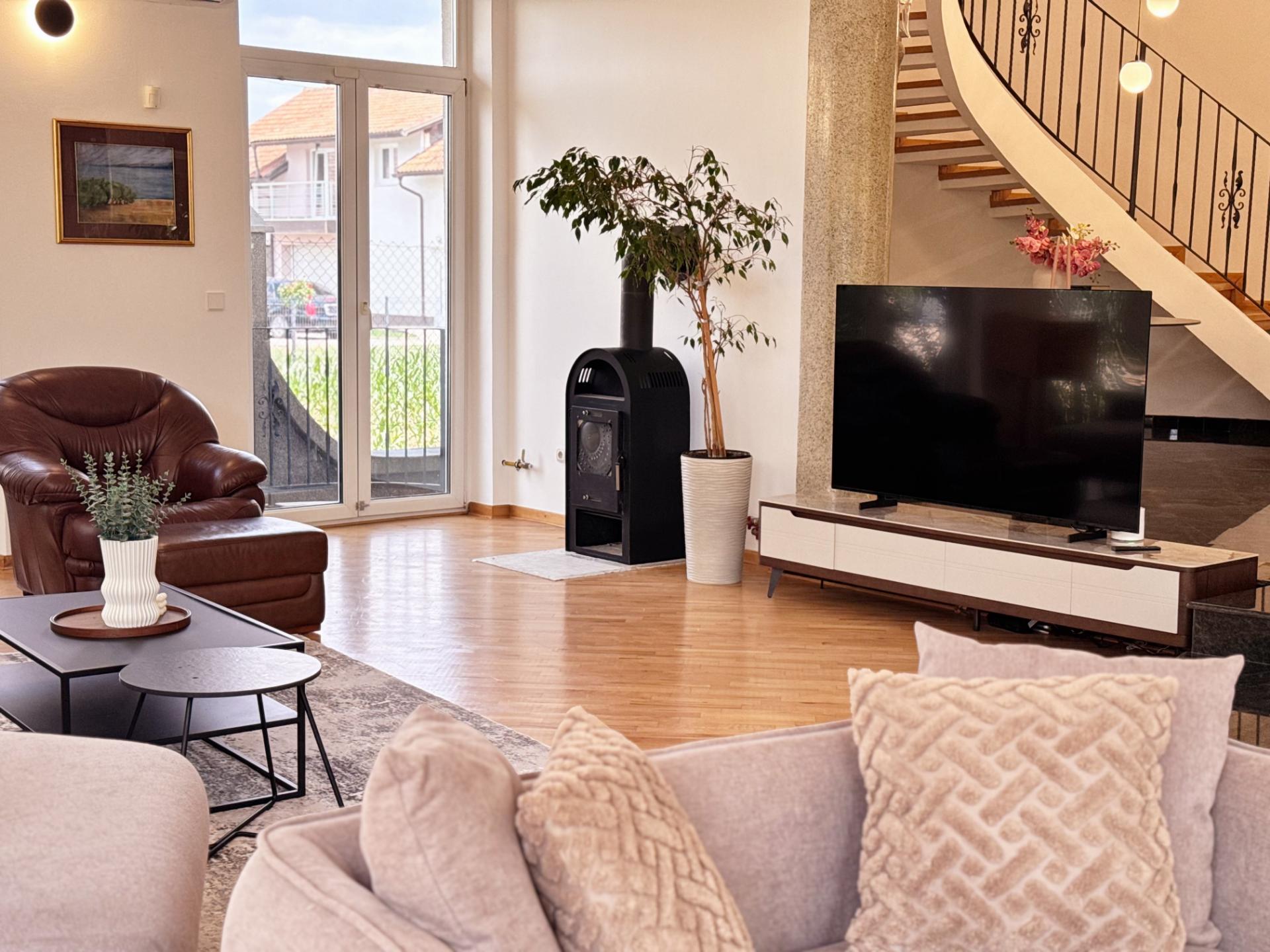 TV area in the living room